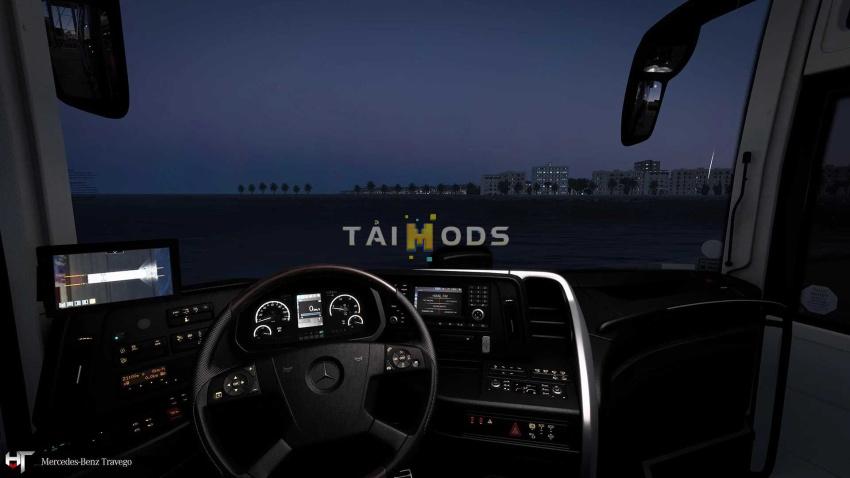 MOD ETS2 – Xe Khách ETS2 - Mercedes-Benz New Travego 15 SHD V1.57 (1.57.x)