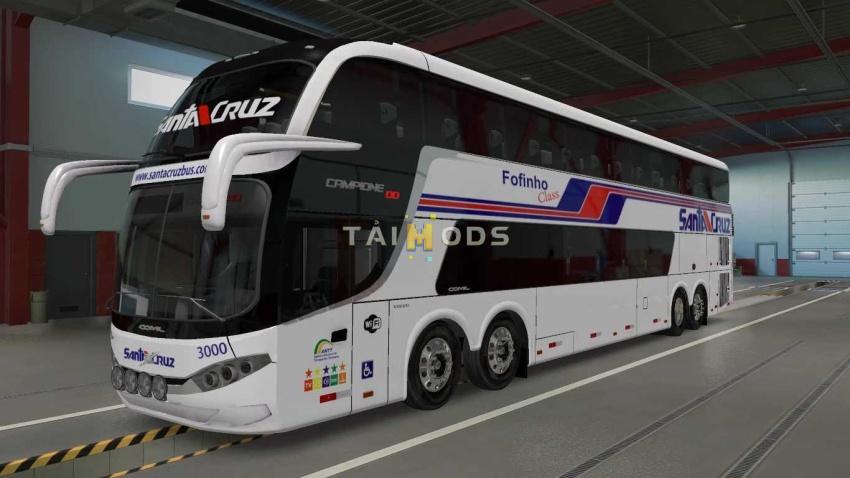 MOD ETS2 – Xe Khách ETS2 - Comil Invictus DD 15M Volvo V3.0 (1.56.x)