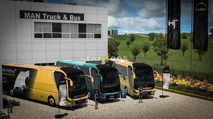 MOD ETS2 – Xe Khách ETS2 - MAN Lions Coach 3rd Gen V1.54 (1.54.x)