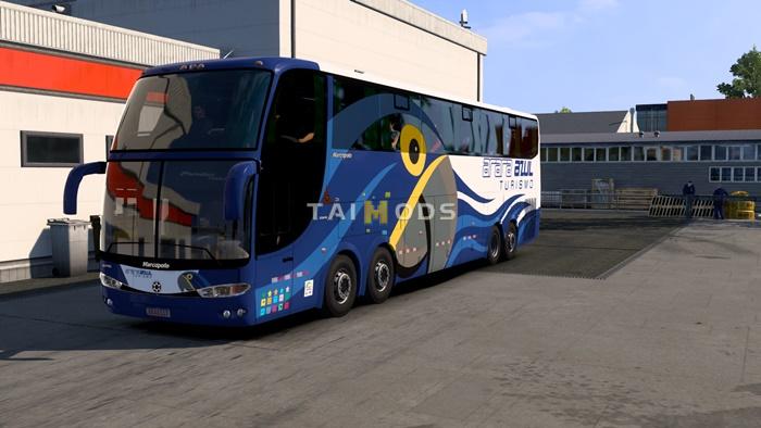 MOD ETS2 – Xe Khách ETS2 - Marcopolo G6 1550 LD 8X2 Scania V1.53 (1.53.x)