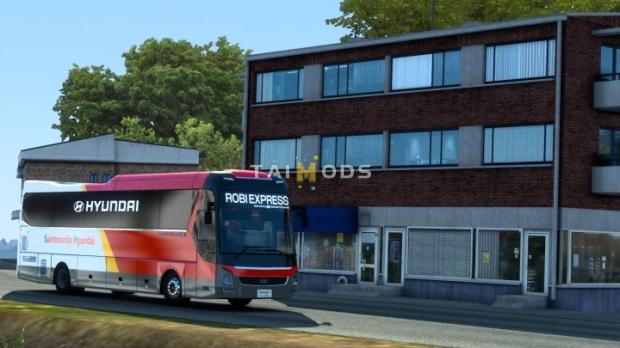 MOD ETS2 – Xe Khách ETS2 - Hyundai Universe Express Noble Full Version (1.43.x)