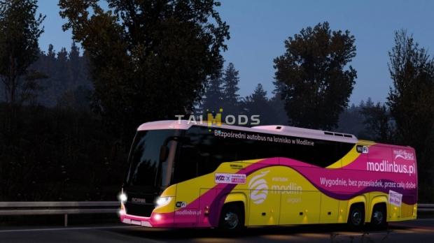 MOD ETS2 – Xe Khách ETS2 - Scania Touring HD (1.42.x)