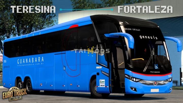 ETS2 - Marcopolo G7 1200 Euro 6 Bus Mod (1.41.x)