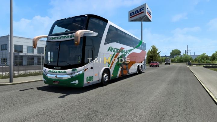 MOD ETS2 – Xe Khách ETS2 - Marcopolo Paradiso G7 1600 LD Volvo (1.41.x)