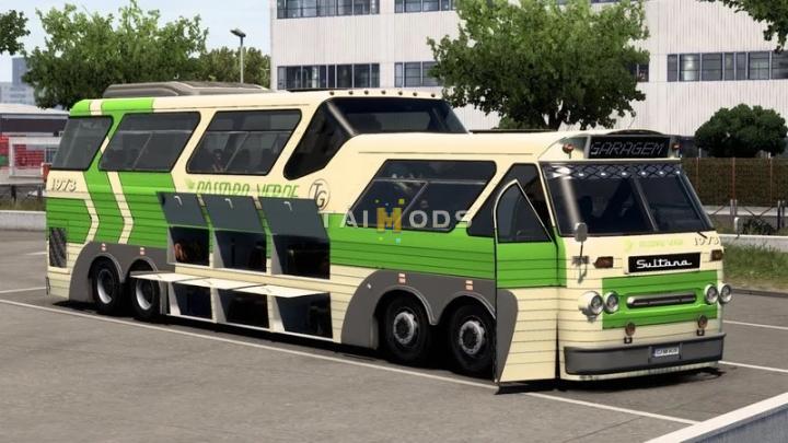 MOD ETS2 – Xe Khách ETS2 - Sultana Panoramico Bus Mod (1.41.x)