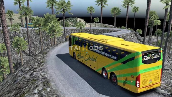 MOD ETS2 – Xe Khách ETS2 - Indian Volvo B11r Free Release V1.0 (1.38.x)