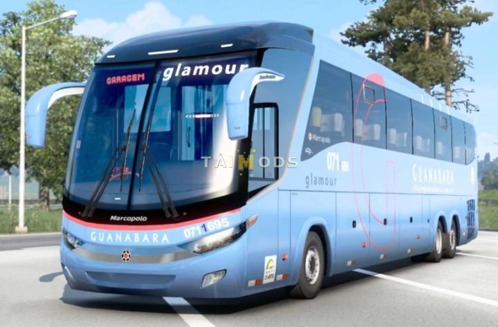 MOD ETS2 – Xe Khách ETS2 - Marcopolo Paradiso 1200 6x2 G7 (1.40.x)