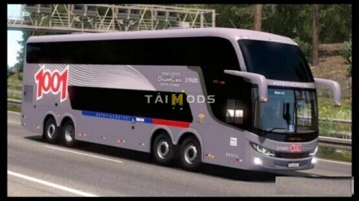MOD ETS2 – Xe Khách ETS2 - Campione Comil Invictus DD 1800 6X2/8X2 Bus (1.40.x)