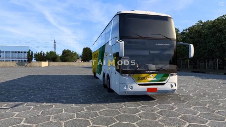 MOD ETS2 – Xe Khách ETS2 - Comil HD 4.05 Scania 8x2 Bus (1.40.x)