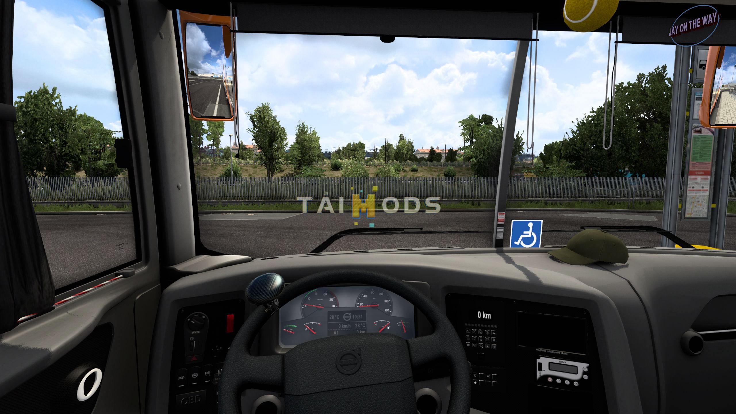 MOD ETS2 – Xe Khách ETS2 - Volvo Comil Invictus DD Bus (1.40.x)