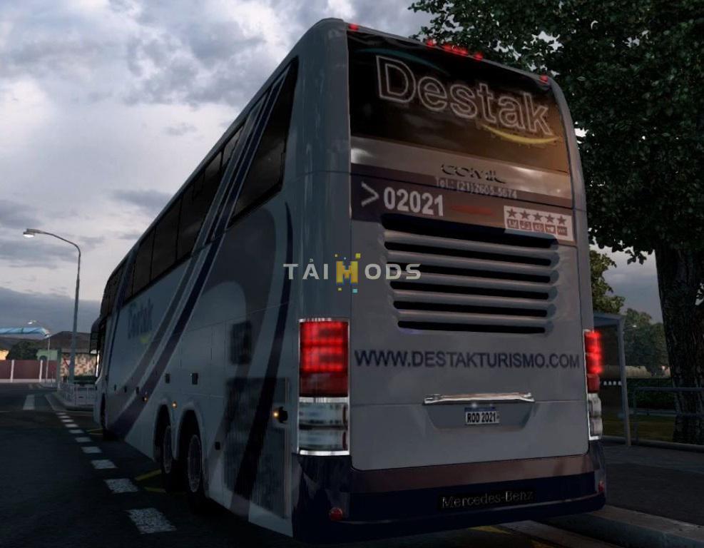 ETS2 - Mercedes-Benz Comil Campione HD 6x2 + Skins BR (1.40.x)