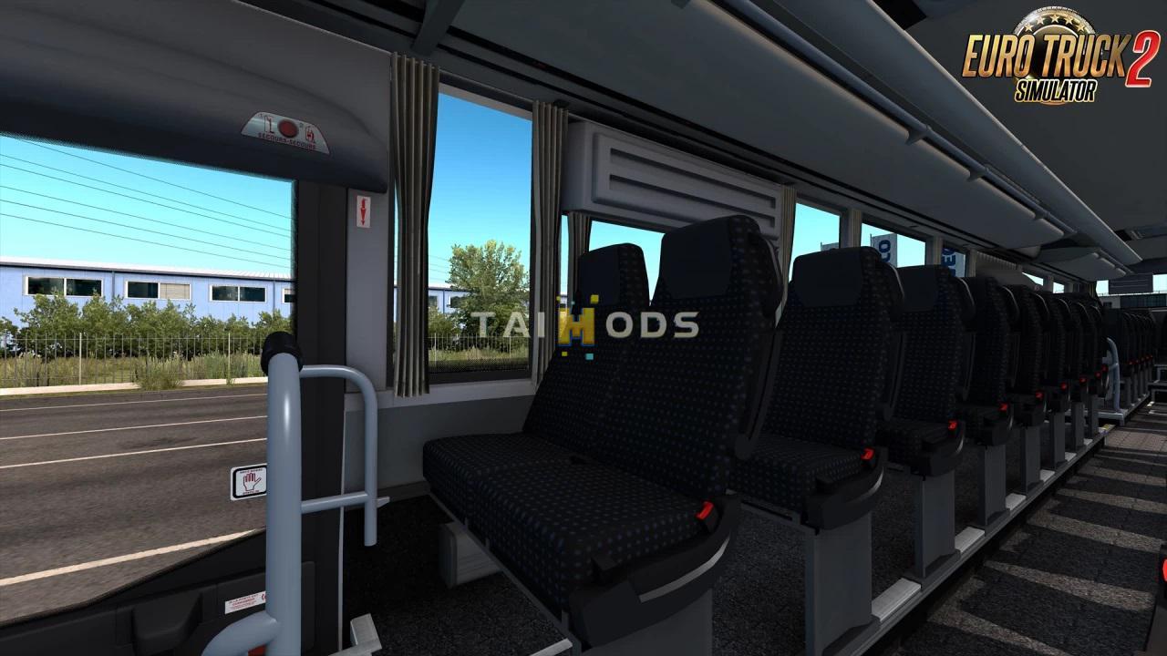 MOD ETS2 – Xe Khách ETS2 - Iveco Evadys Line 13M + Interior V1.0.4 (1.39.x)