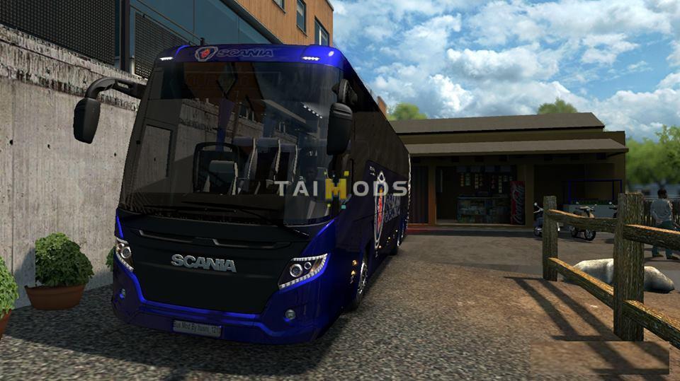 MOD ETS2 – Xe Khách ETS2 - Scania Touring Bus (1.38.x)
