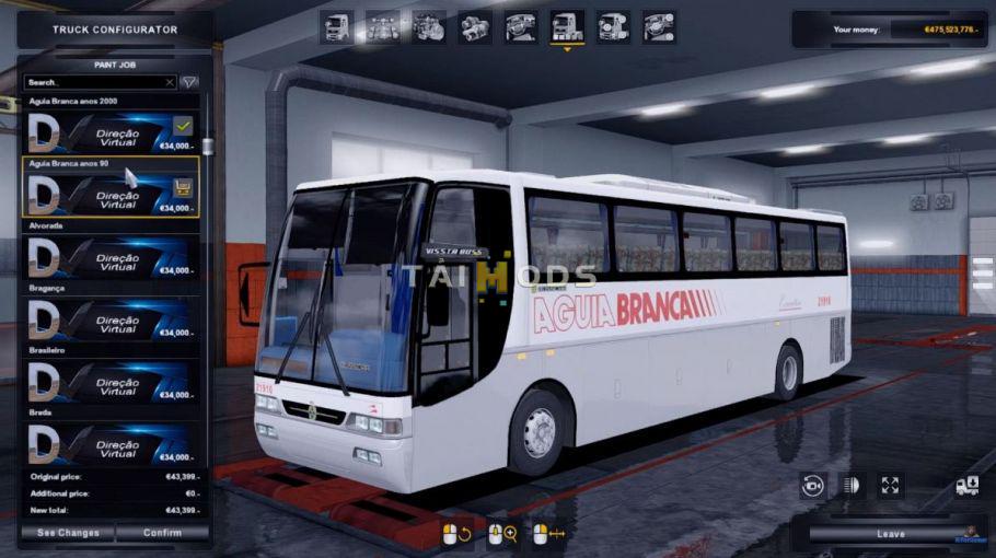 MOD ETS2 – Xe Khách ETS2 - Busscar Vissta Bus 1999 4x2 (1.38.x)