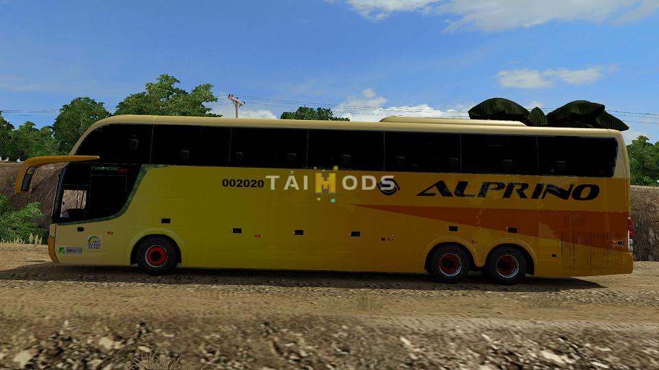 MOD ETS2 – Xe Khách ETS2 - Comil Campione HD MB 6x2 Bus Mod (1.38.x)