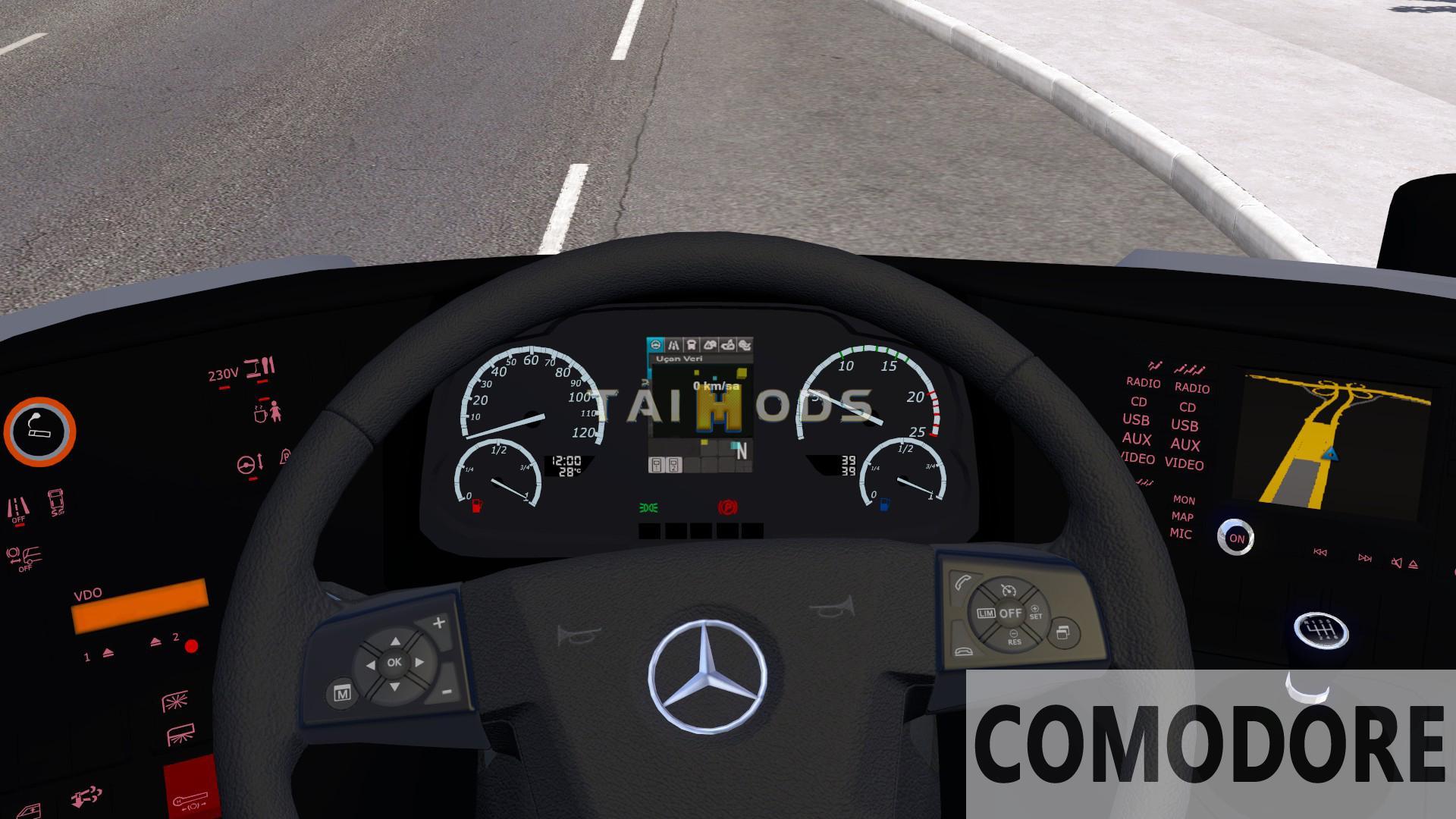 ETS2 - Mercedes-Benz Travego 15-16 SHD 2020 Euro 6 Bus (1.38.x)