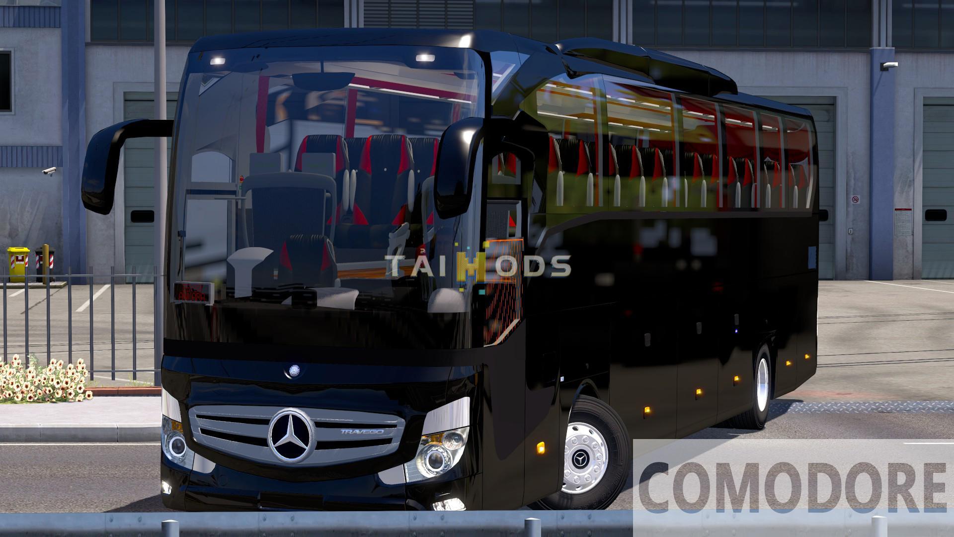 MOD ETS2 – Xe Khách ETS2 - Mercedes Travego 15-16 SHD 2020 Euro 6 (1.37.x)
