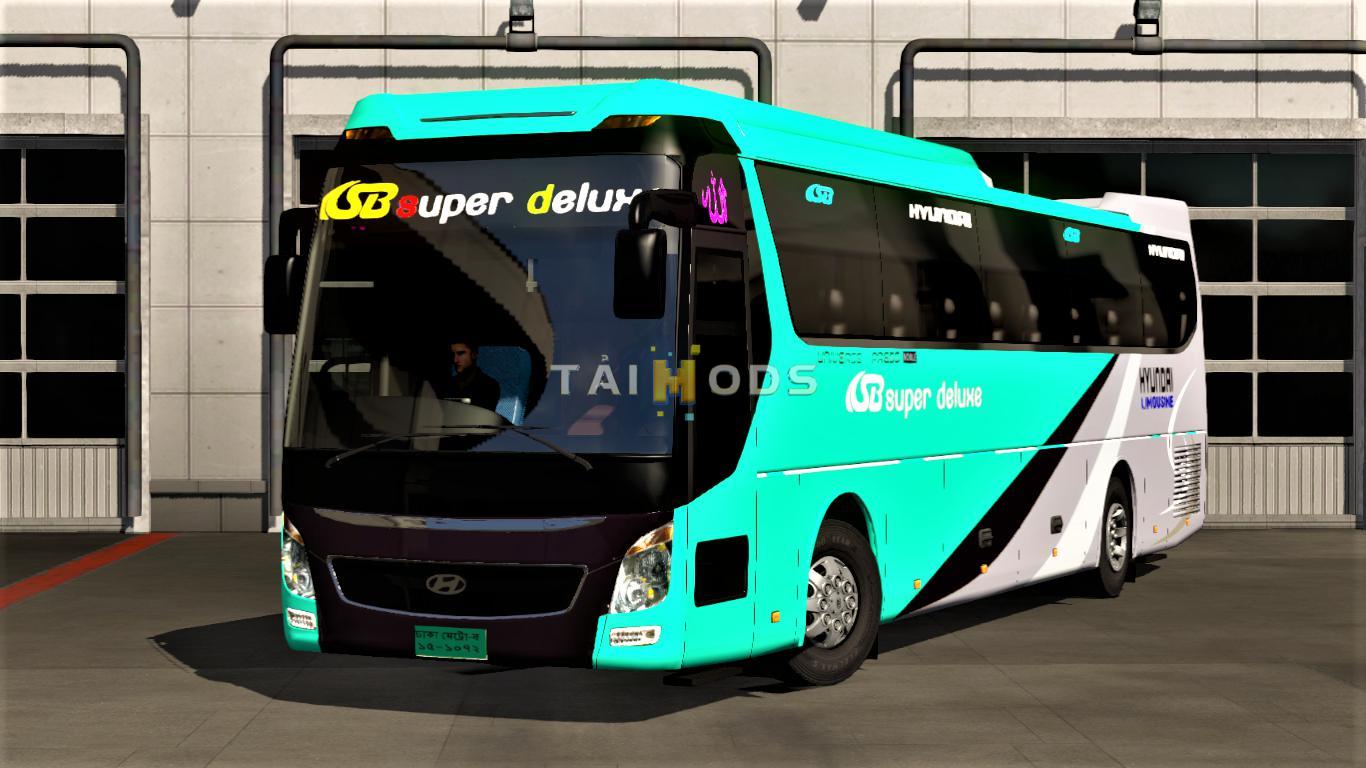 MOD ETS2 – Xe Khách ETS2 - Hyundai UXN CBU Bus V2.0 (1.37.x)