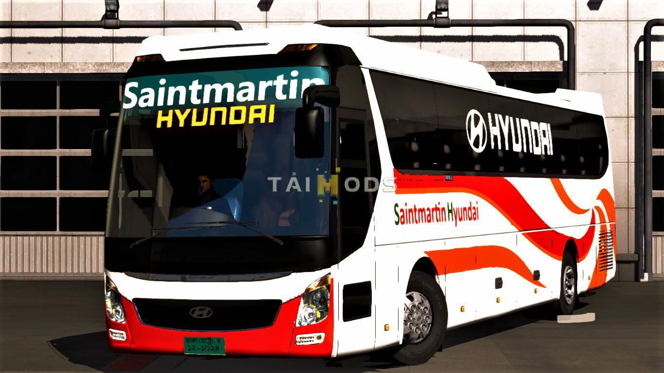 MOD ETS2 – Xe Khách ETS2 - Hyundai UXN CBU Bus V2.0 (1.37.x)