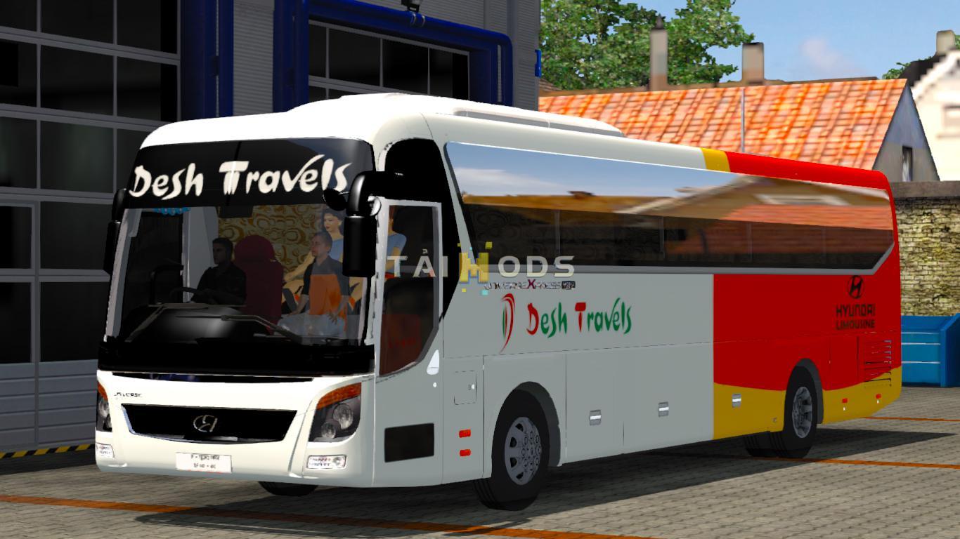 MOD ETS2 – Xe Khách ETS2 - Hyundai Universe Express Noble (1.35.x)