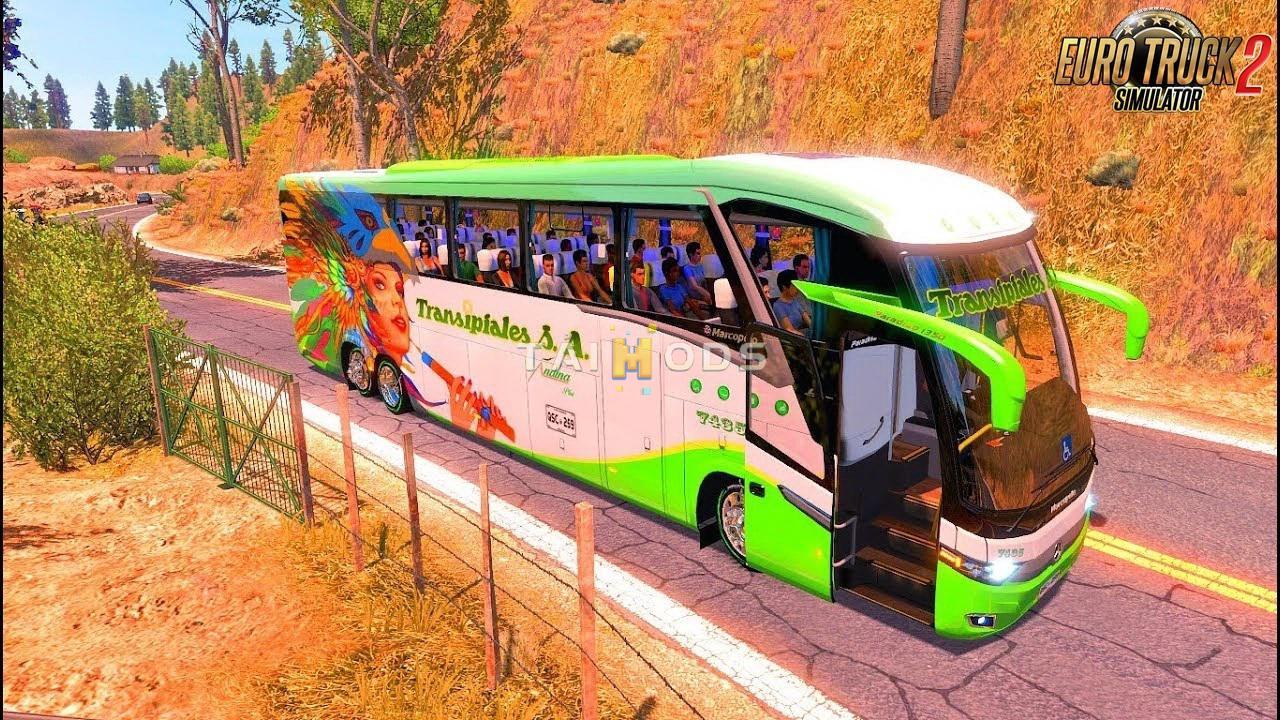 MOD ETS2 – Xe Khách ETS2 - Marcopolo Paradiso 1350 New G7 V1.5 (1.36.x)