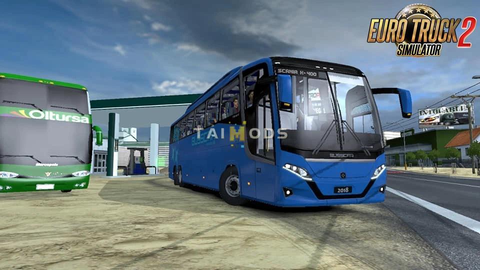 MOD ETS2 – Xe Khách ETS2 - Scania Busscar New VisstaBuss 360 V2.5 (1.36.x)