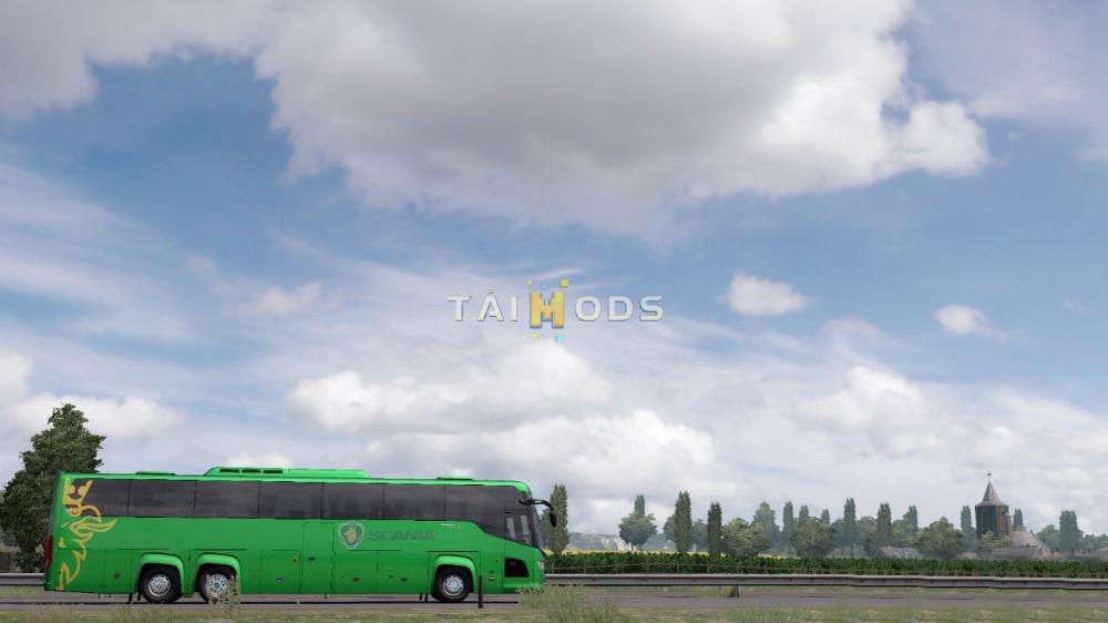 MOD ETS2 – Xe Khách ETS2 - Scania Touring Fixed (1.36.x)