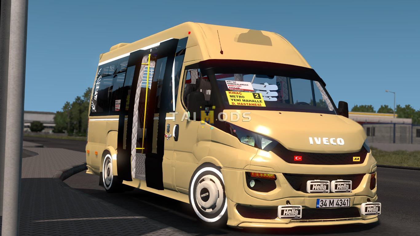 MOD ETS2 – Xe Khách ETS2 - Iveco Daily V1R20 (1.36.x)