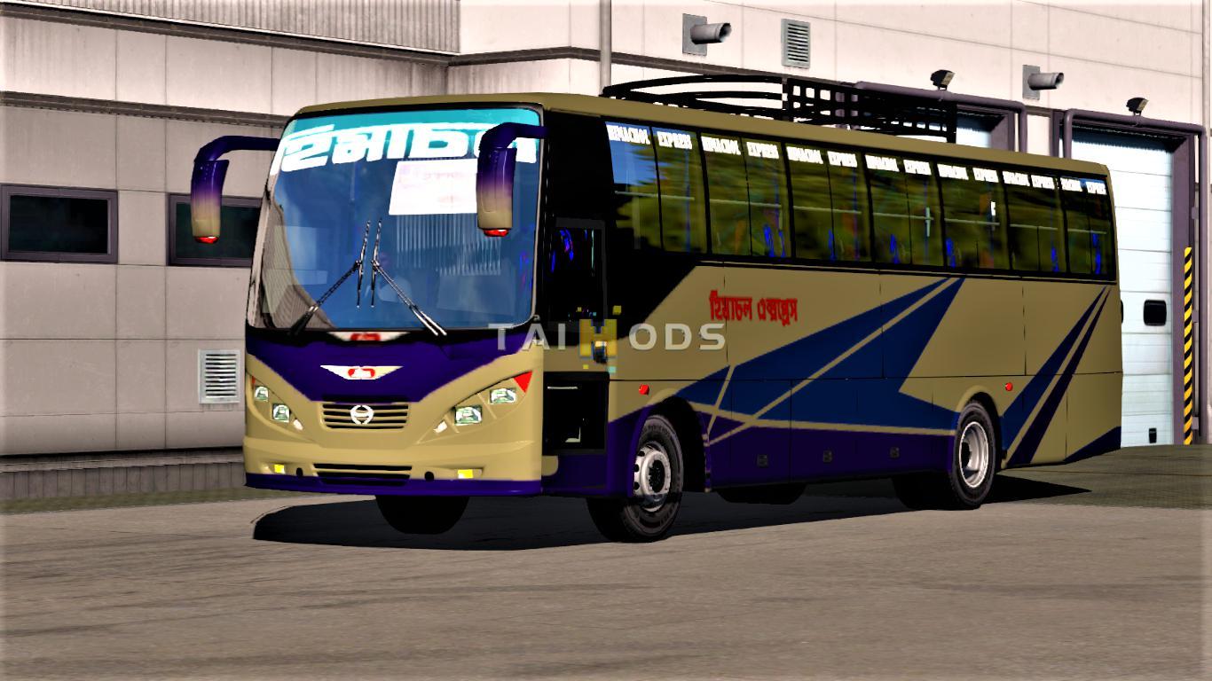 ETS2 - Hino AK1J Mega Mod with 12 Front & 17 Back (1.36.x)