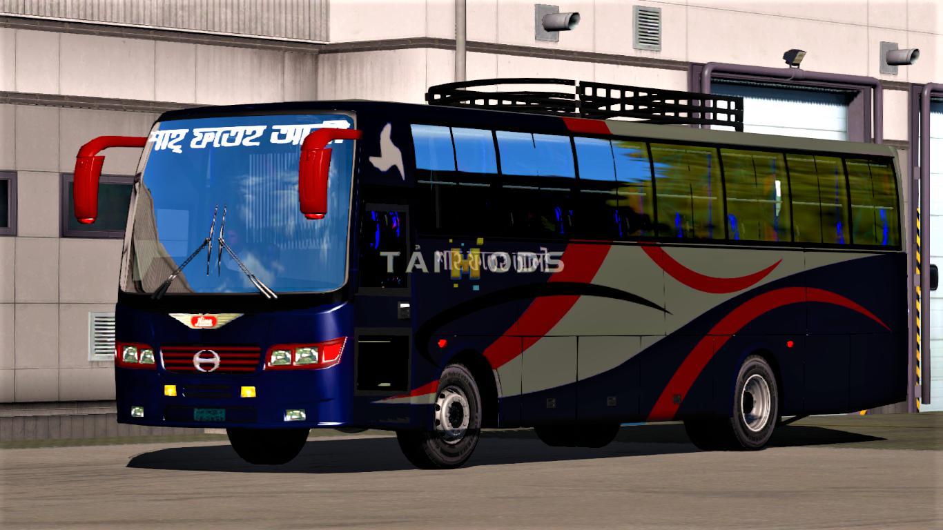 ETS2 - Hino AK1J Mega Mod with 12 Front & 17 Back (1.36.x)