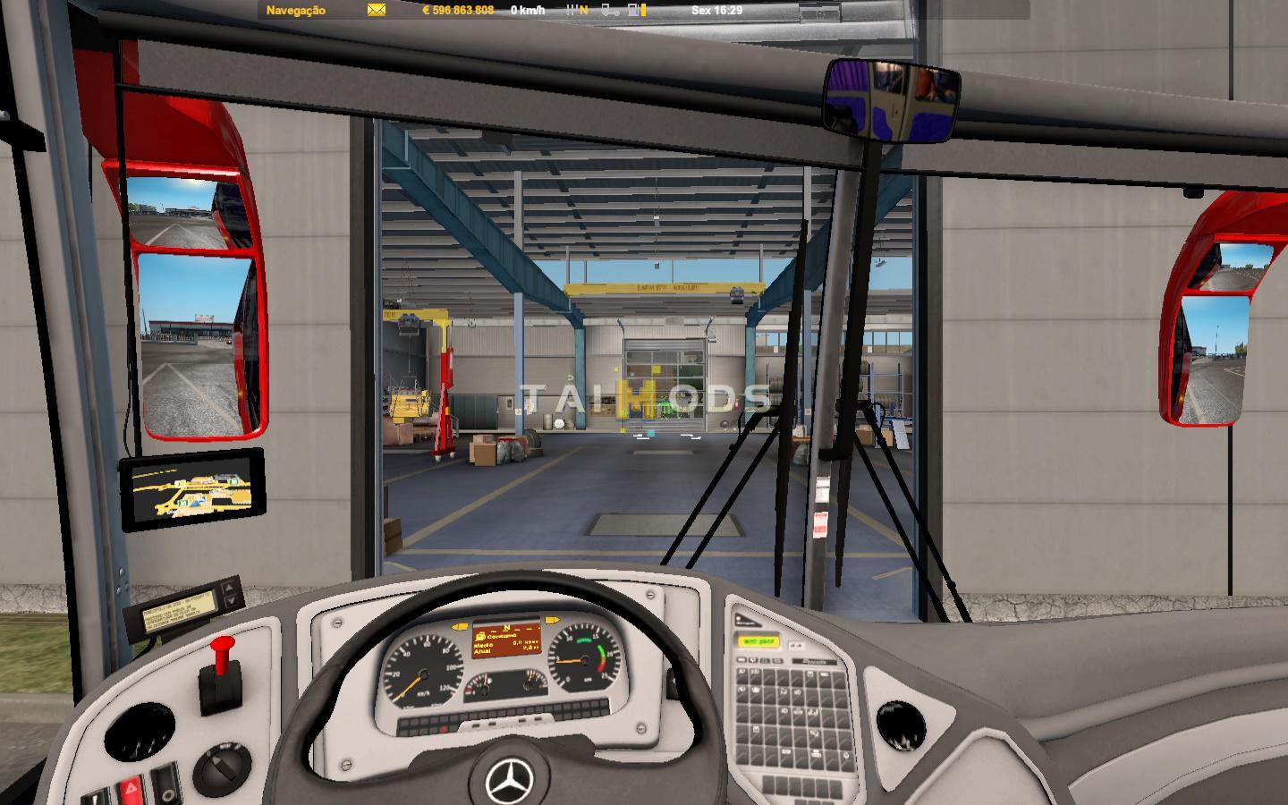 MOD ETS2 – Xe Khách ETS2 - Marcopolo G6 -1200 Mercedes (1.36.x)