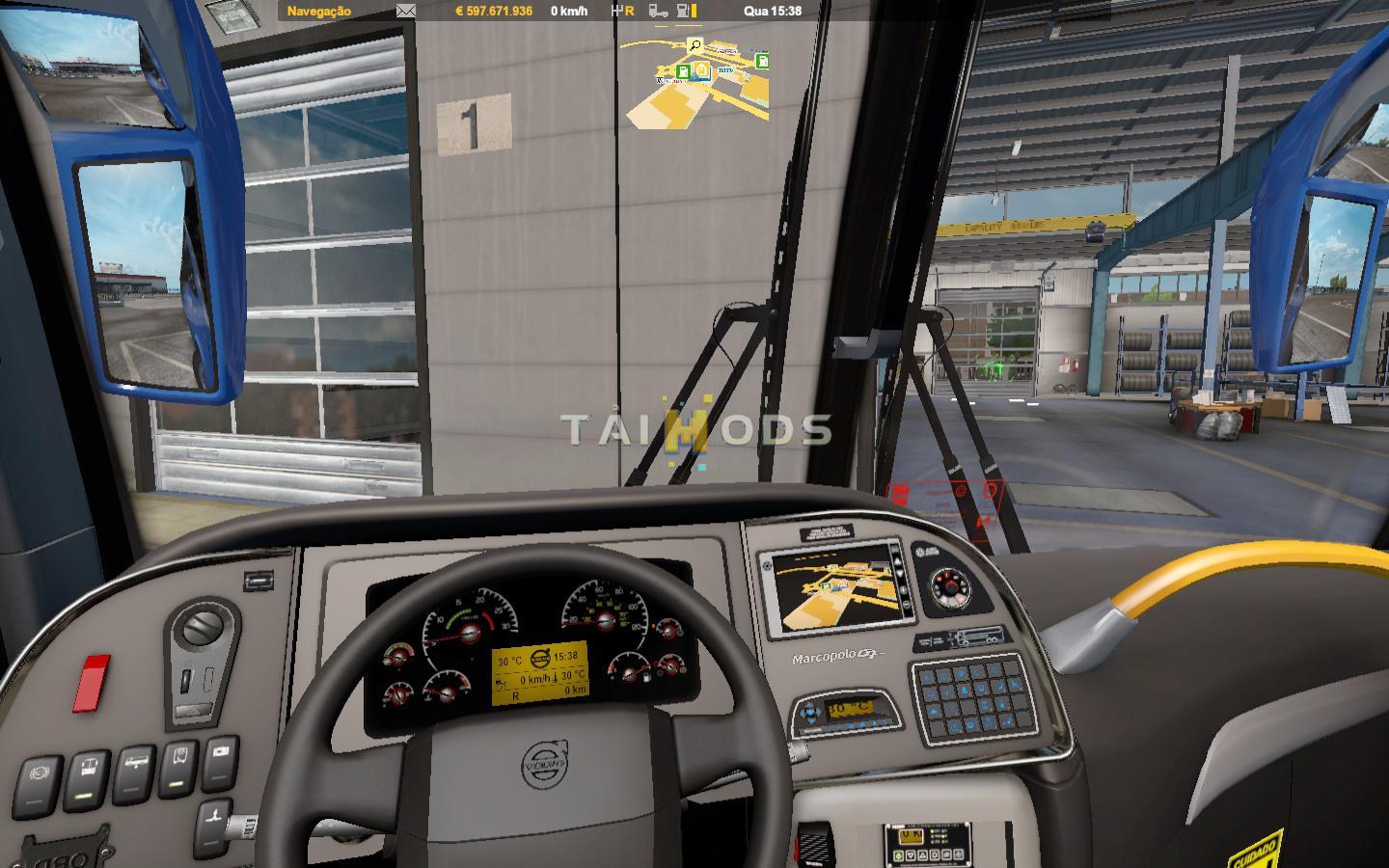 MOD ETS2 – Xe Khách ETS2 - Marcopolo G7 Volvo 6x2 Bus V2.0 (1.36.x)