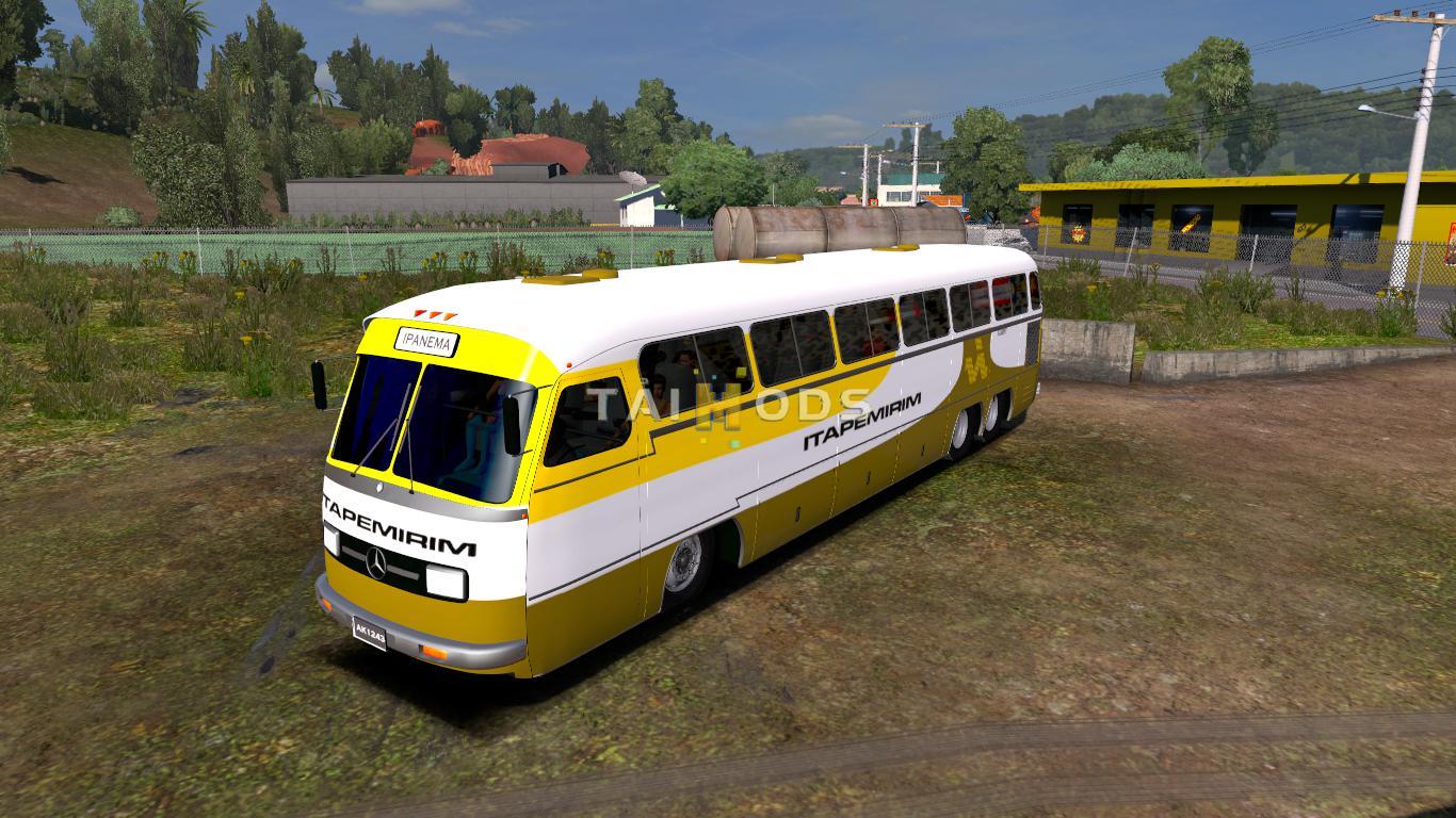 MOD ETS2 – Xe Khách ETS2 - Mercedes-Benz O326 Bus V1.0 (1.36.x)