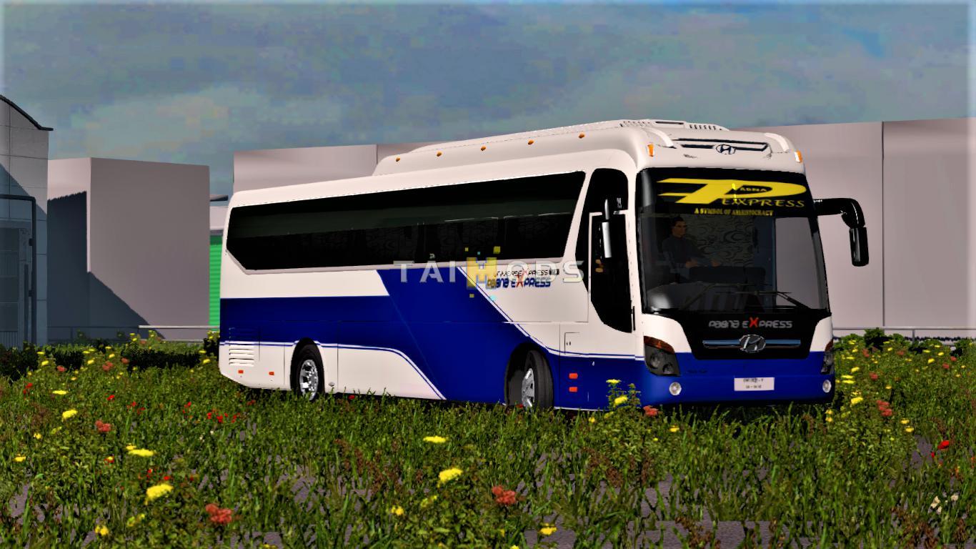 MOD ETS2 – Xe Khách ETS2 - Hyundai Universe Express Noble Bus Mod (1.36.x)