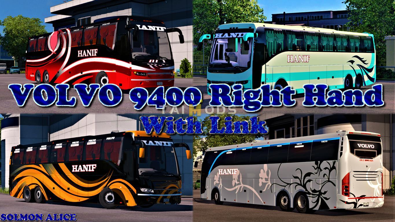 ETS2 - Volvo 9400 Right Hand V1.0 (1.35.x)