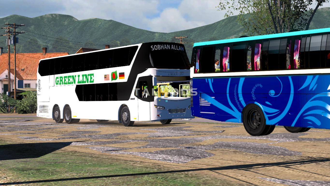 ETS2 - Green Line MAN 24.460 (Including Traffic) 1.31 (1.35.x)