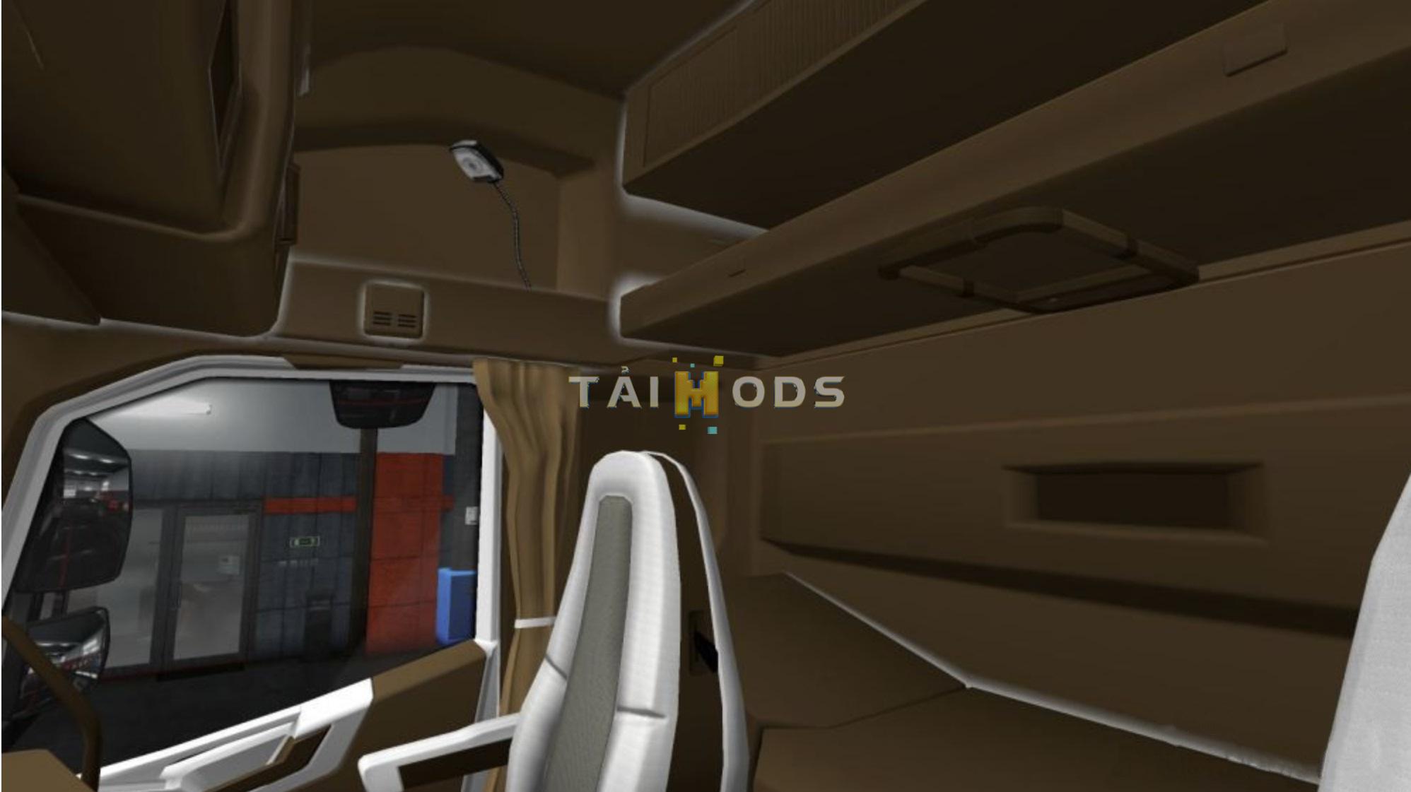 ETS2 - Volvo FH16 2012 Brown Interior V1 (1.37 - 1.38) (1.38.x)
