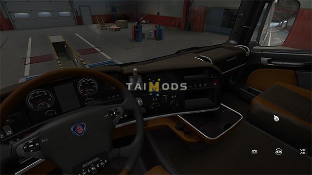 ETS2 - Scania R 2009 Topline & Streamline Interior V1 (1.37 - 1.38) (1.38.x)