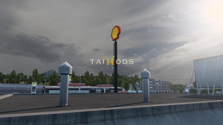 ETS2 - Real Companies, Gas Stations V2.04.08 (1.57.x)