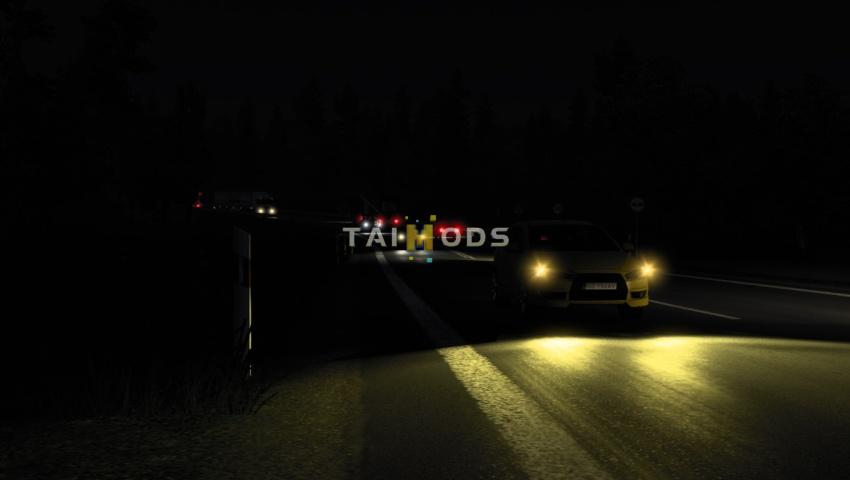 ETS2 - Realistic Flares V3.3 (1.57.x)