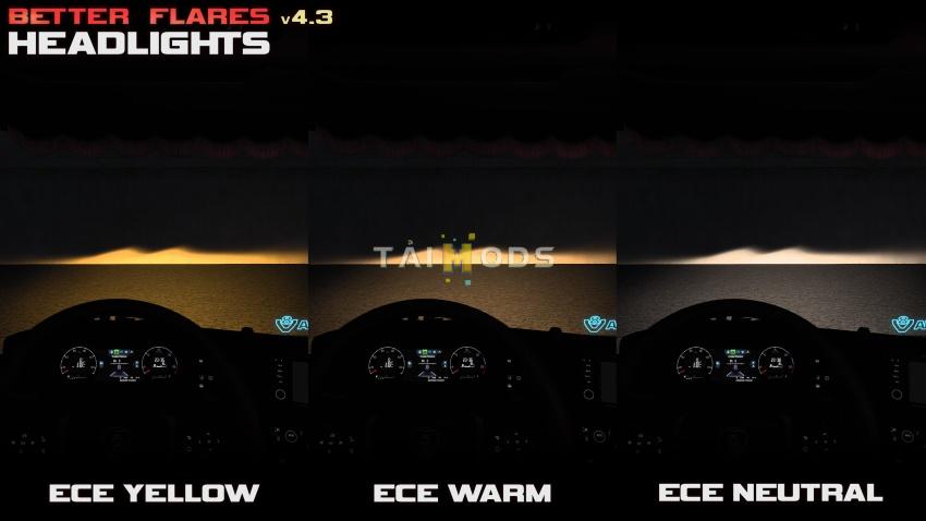 ETS2 - Better Flares V4.6.4 (1.57.x)