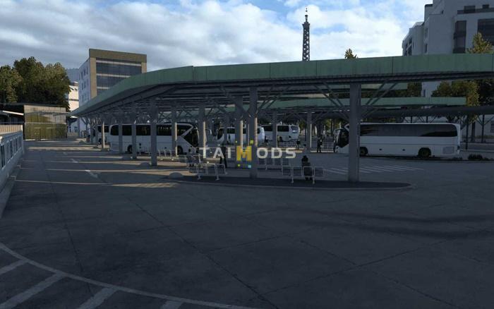 ETS2 - Berlin Bus Station Rebuild V0.2 (1.54.x)