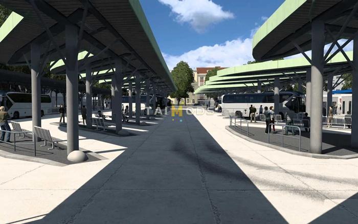 ETS2 - Berlin Bus Station Rebuild V0.1 (1.54.x)