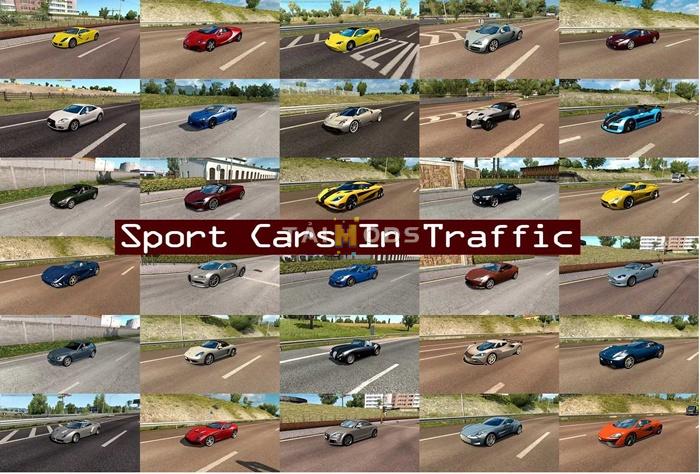 ETS2 - Sport Cars Traffic Pack V12.7.9 (1.54.x)