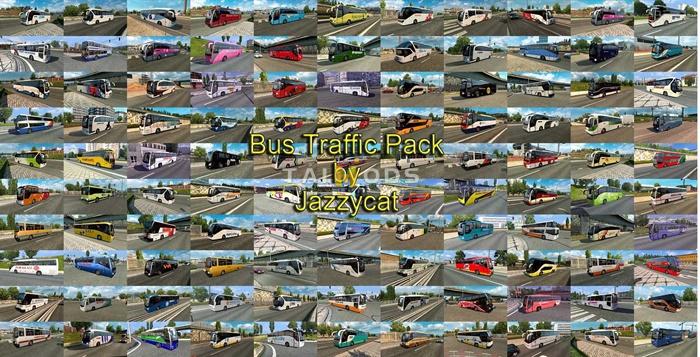 ETS2 - Bus Traffic Pack V18.1.6 (1.54.x)