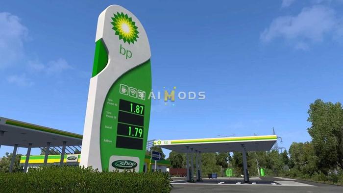 ETS2 - Real Companies & Gas Stations V2.03.08 (1.54.x)