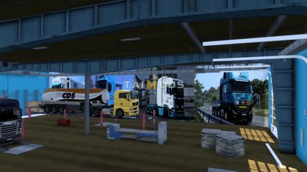 ETS2 - Maersk Garage D-Deck (20.11.2024) V1.0 (1.53.x)
