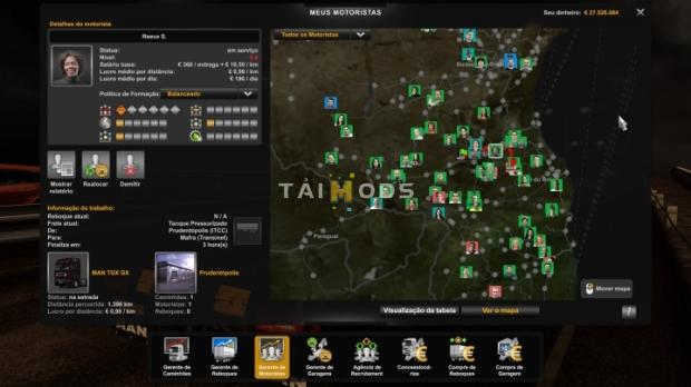 ETS2 - Profile Map EAA By Clube Rotas, Restanho with Mods (1.48.x)