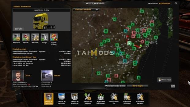 ETS2 - Profile Mapa EAA No Mods V1.0 (1.47.x)