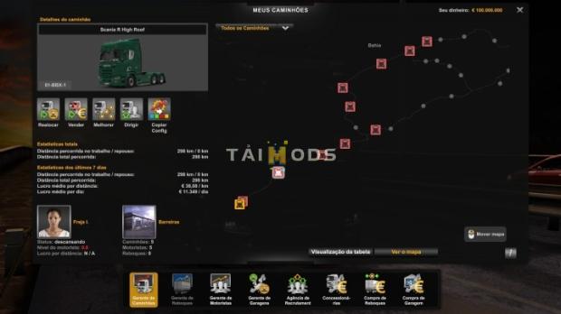 ETS2 - Profile Map Sertao No Mods (1.47.x)